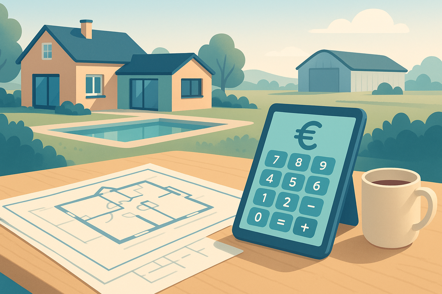 Simulateur de taxe d'aménagement pour projets de construction et extension